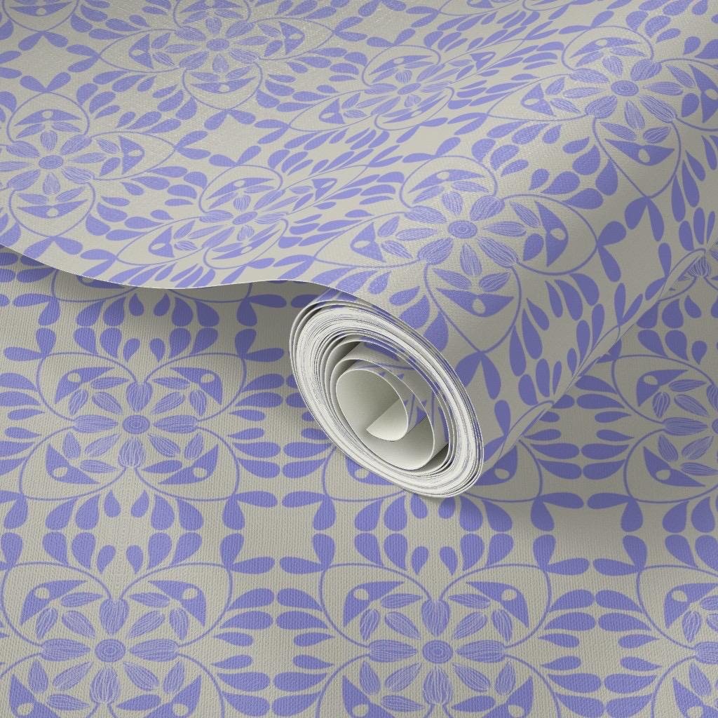Mediterranean Bloom Cotton Fabric, Quilting, Apparel, Home Decor Print