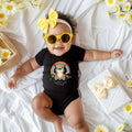 Capybara Baby Bodysuit, Rainbow Animal Outfit, Soft Cotton Infant Wear