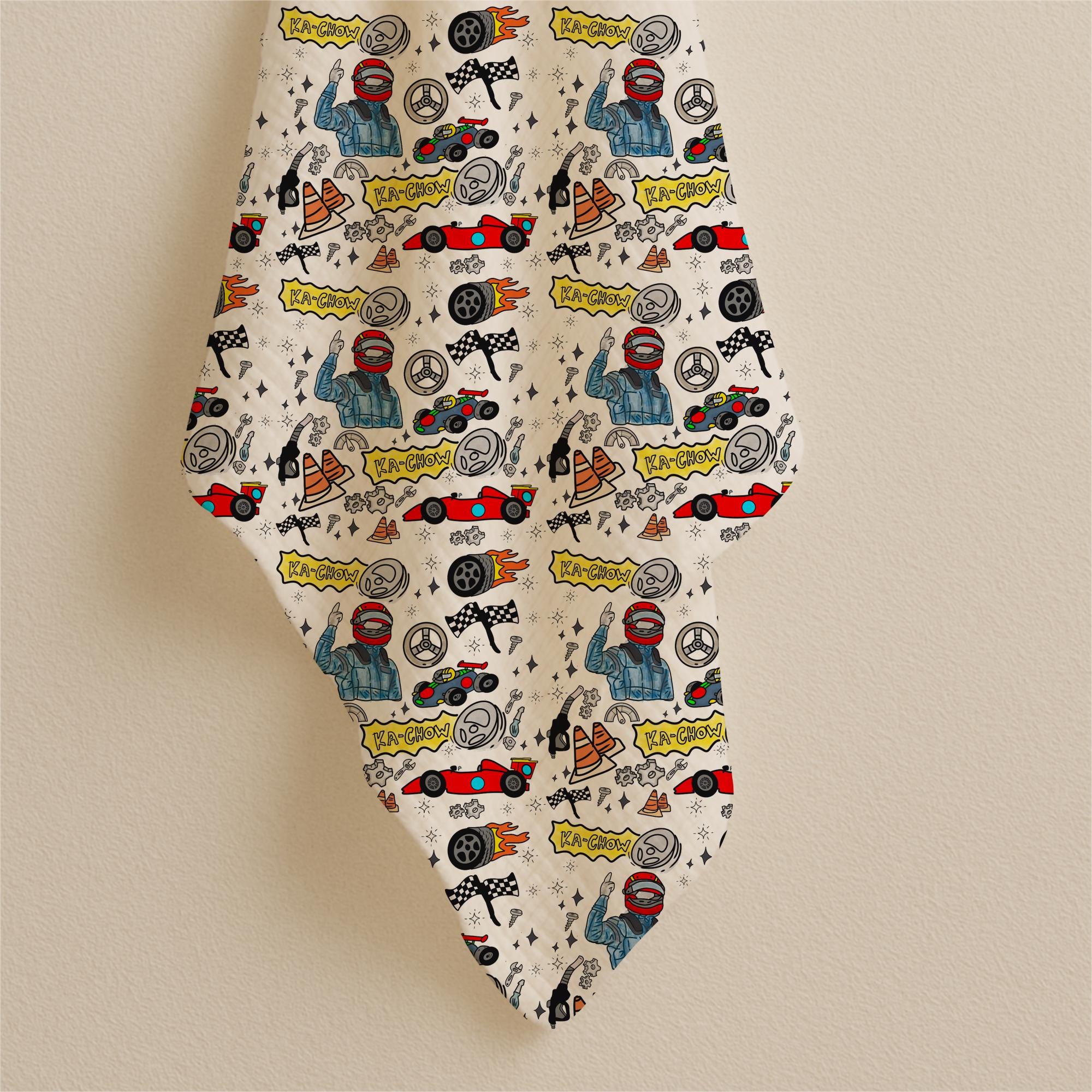 Doodle Racing Cars Fabric, Kids Quilting, Apparel Print, Cotton, Satin, Fabric by the yard