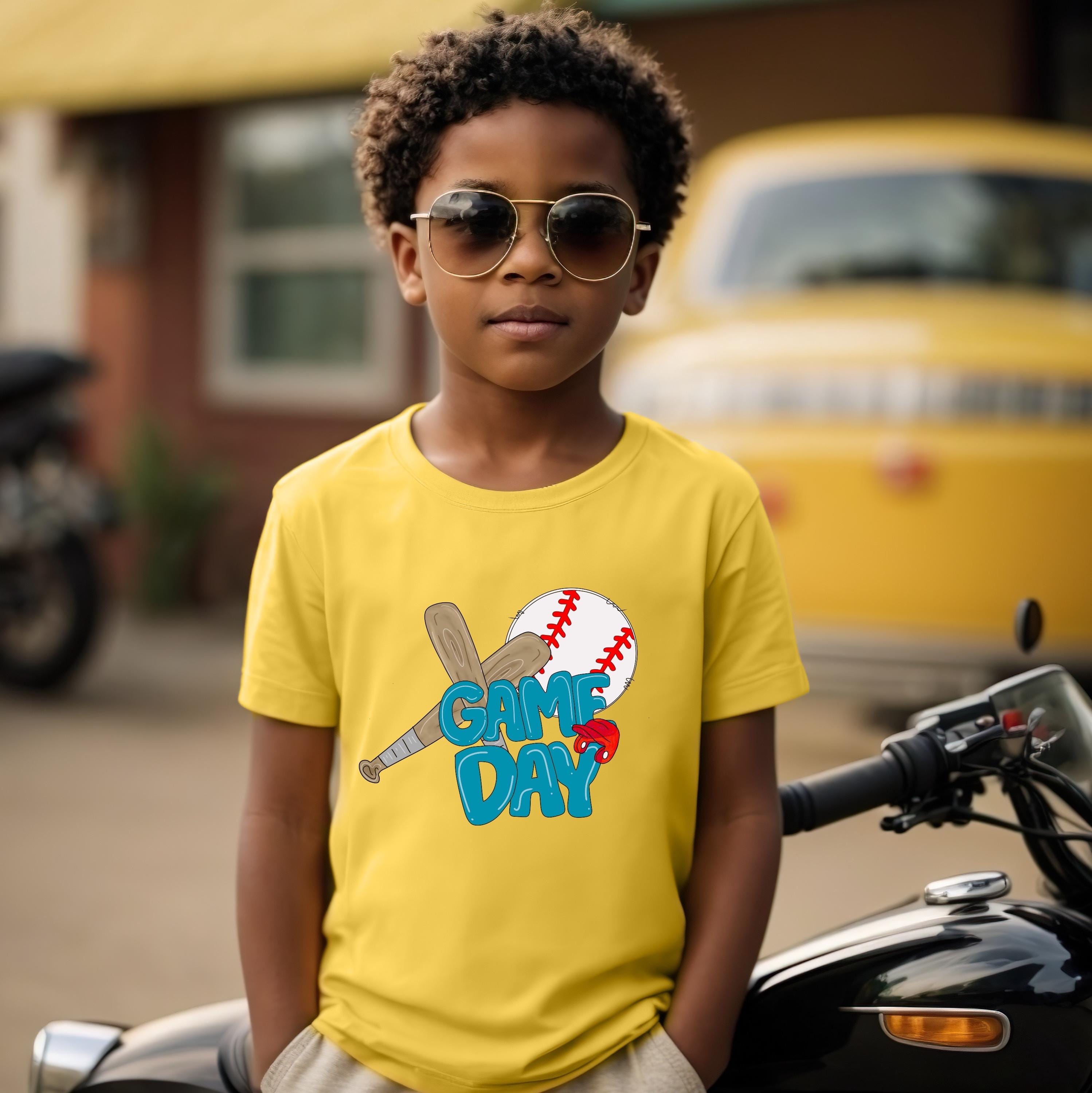 Game Day Baseball Kids Tee | Bat and Ball Sports Shirt