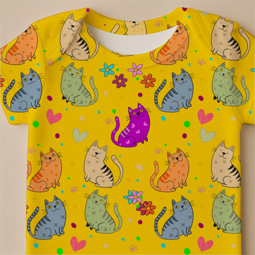 Cat Lovers Fabric, Quilting, Apparel, Home Decor, Beginner-Friendly Quilting-Weight Cotton