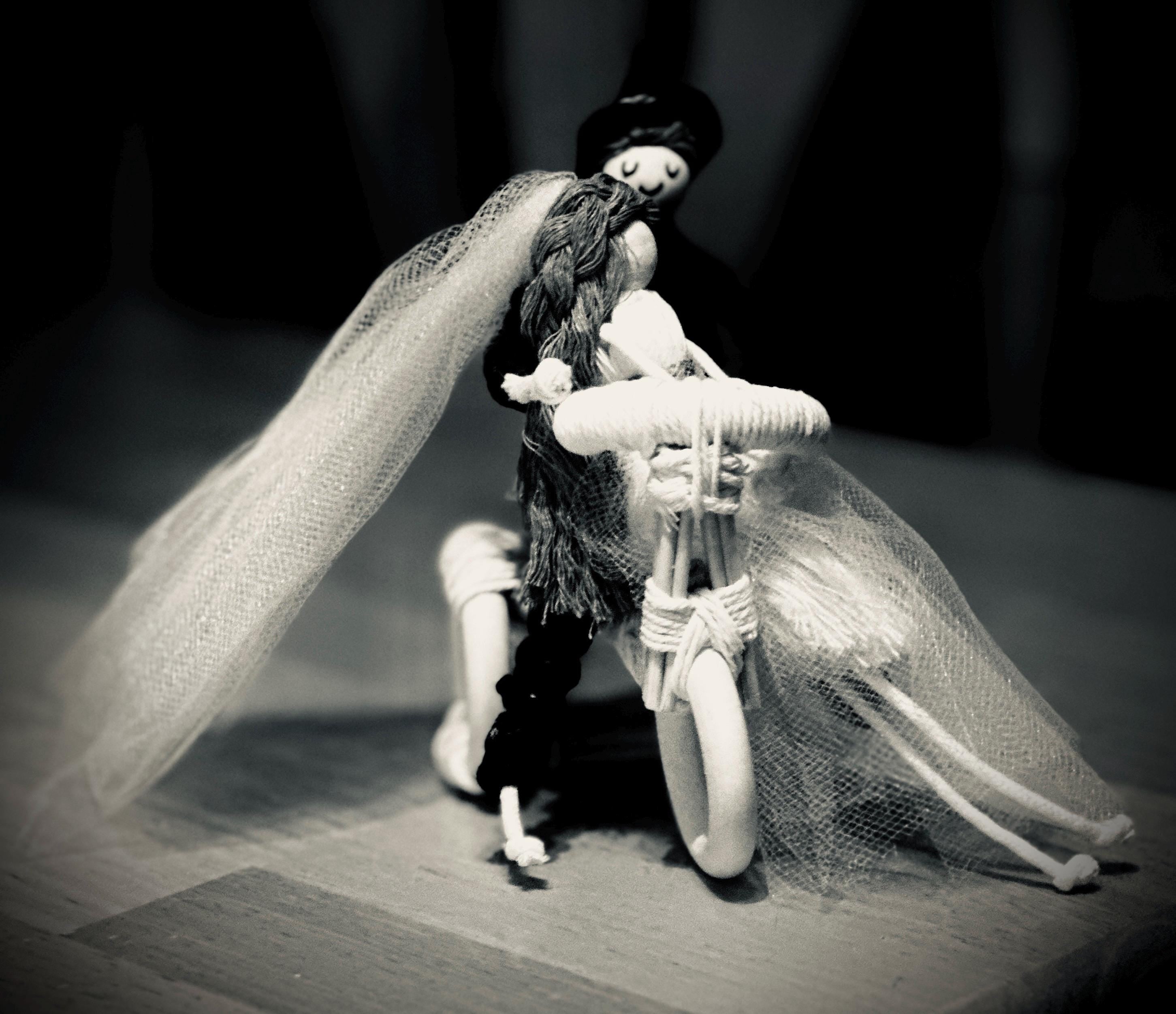 Custom Macramé Cake Topper | Boho Wedding Bride Groom Fiber Art