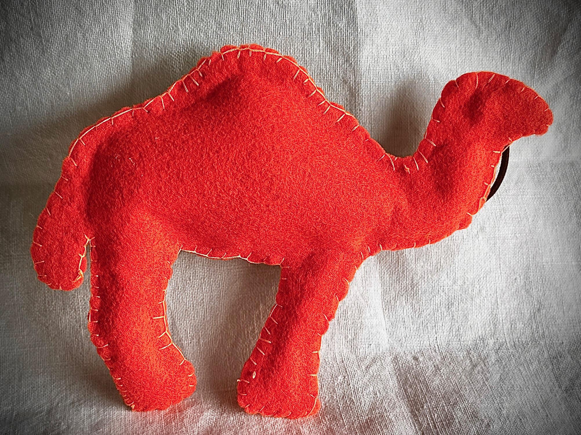 Felt Camel | Nursery Decoration | Baby Shower | Birthday Gift | Christening favors