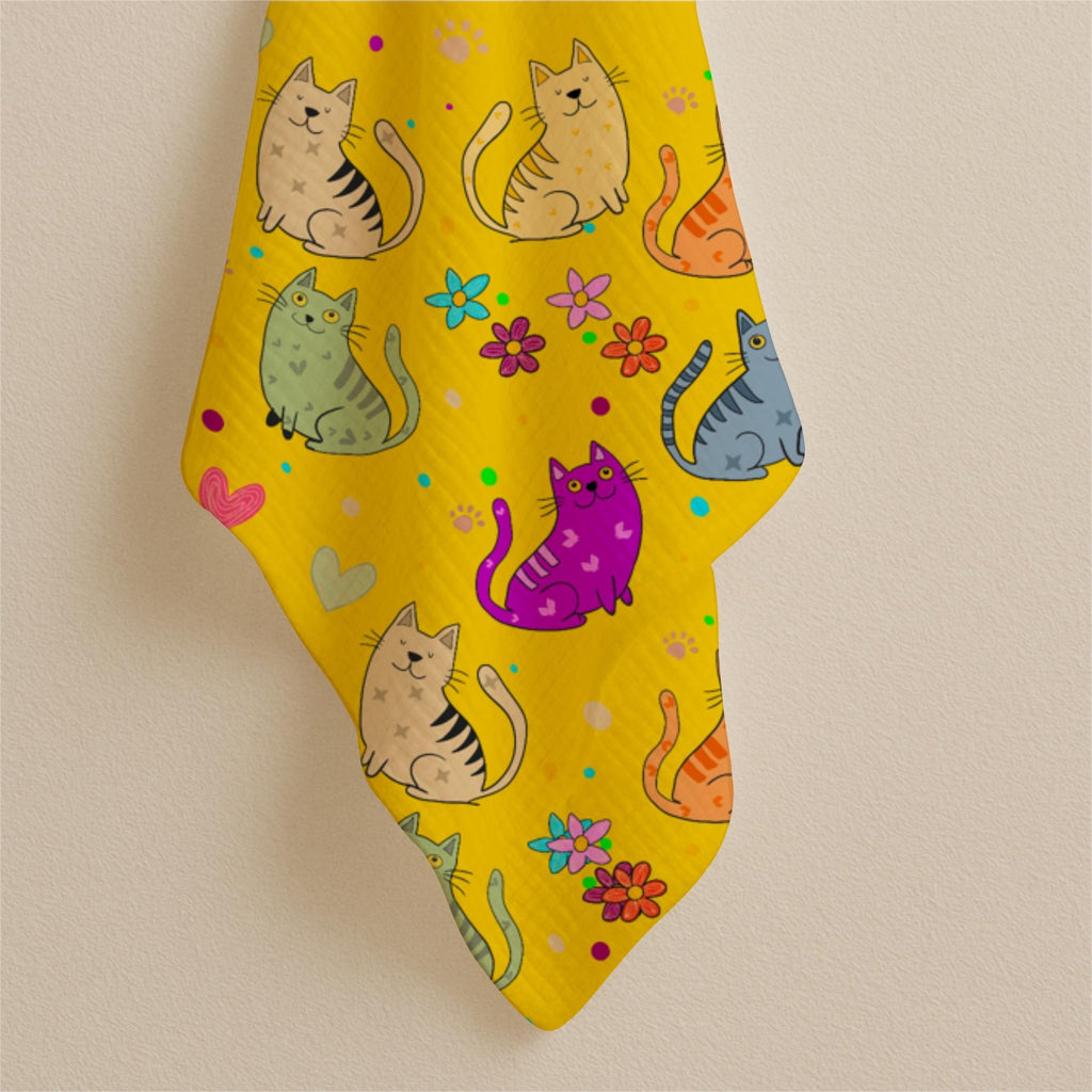Cat Lovers Fabric, Quilting, Apparel, Home Decor, Beginner-Friendly Quilting-Weight Cotton
