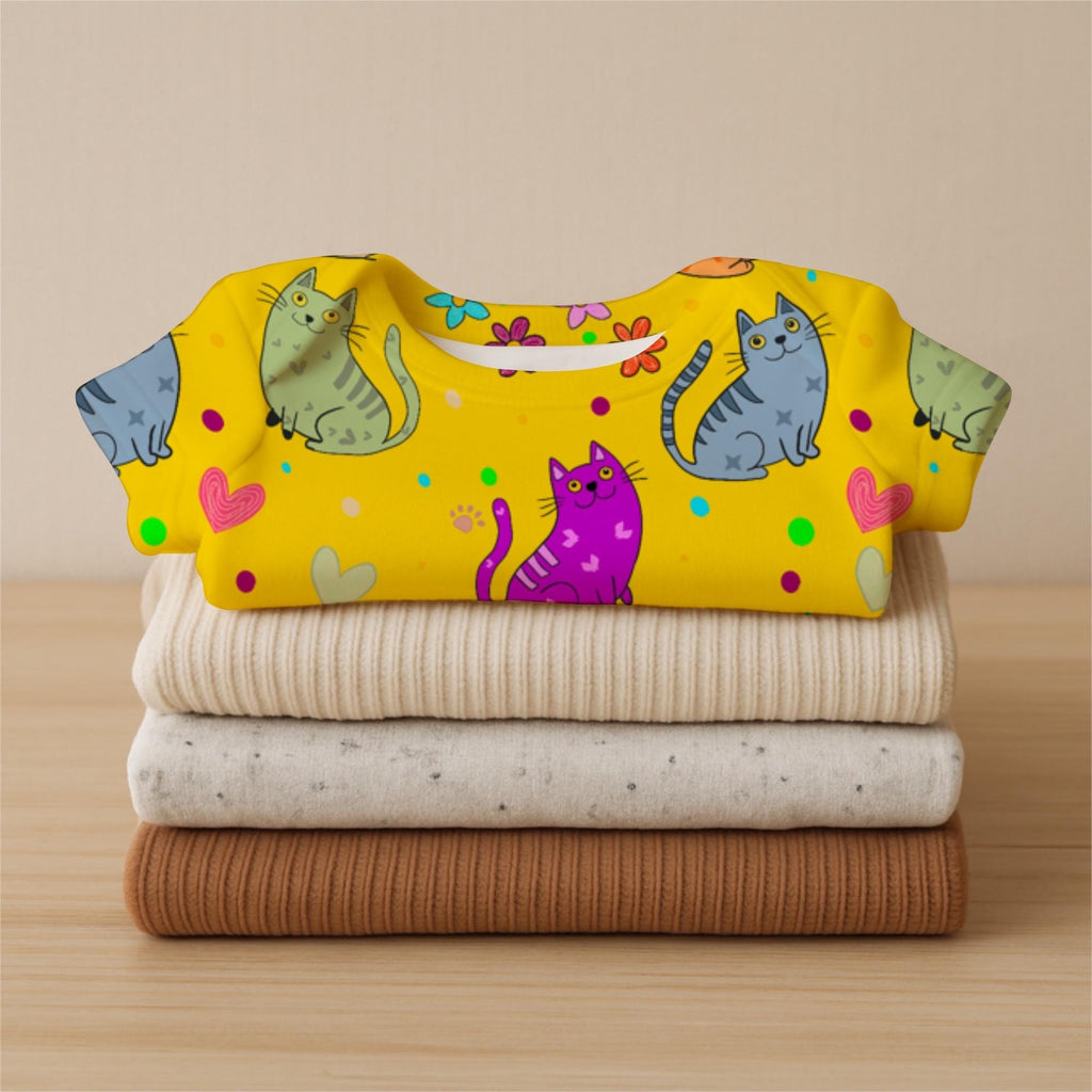 Cat Lovers Fabric, Quilting, Apparel, Home Decor, Beginner-Friendly Quilting-Weight Cotton