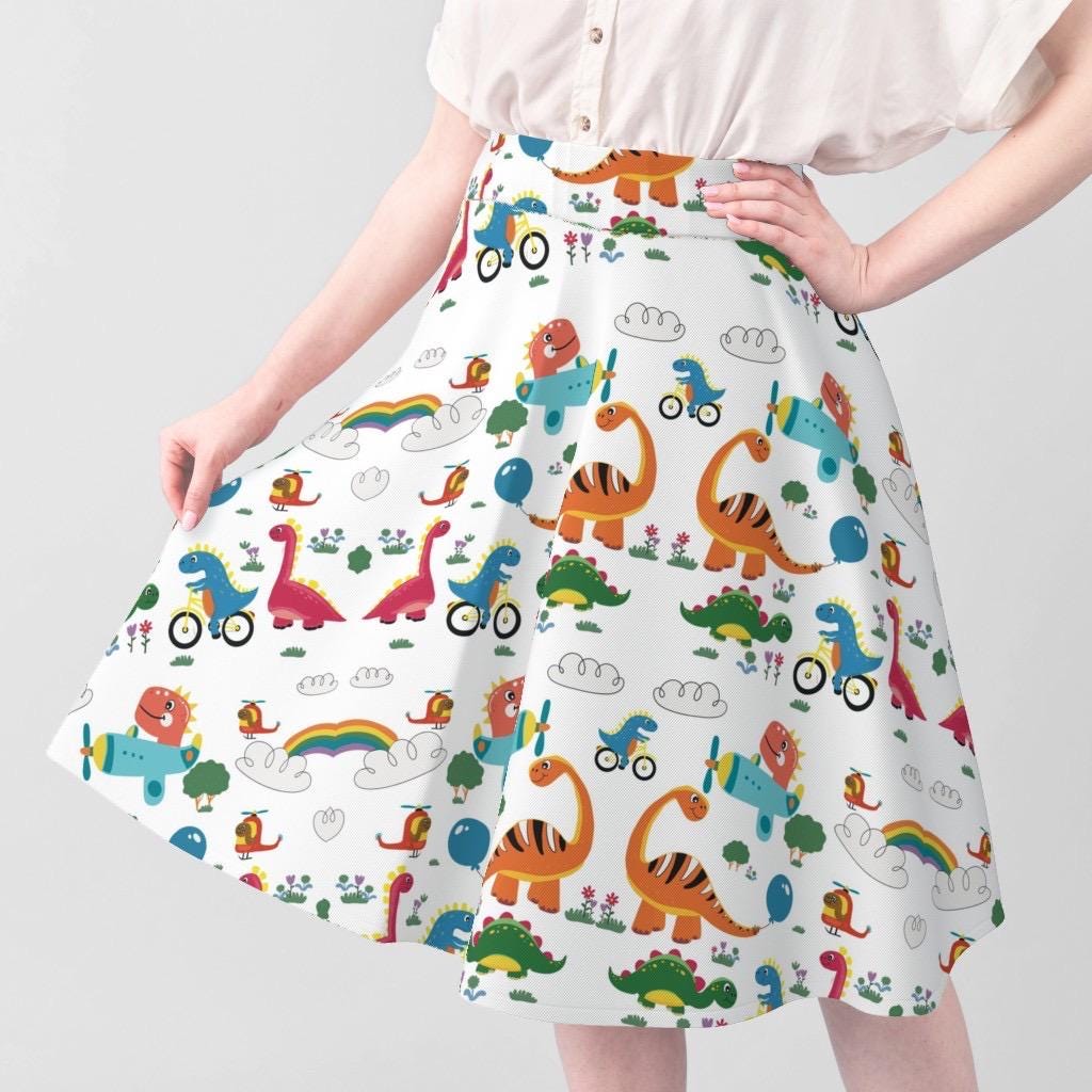 Dinosaur Cotton Fabric by the Yard | Kids Quilting Baby Nursery Print
