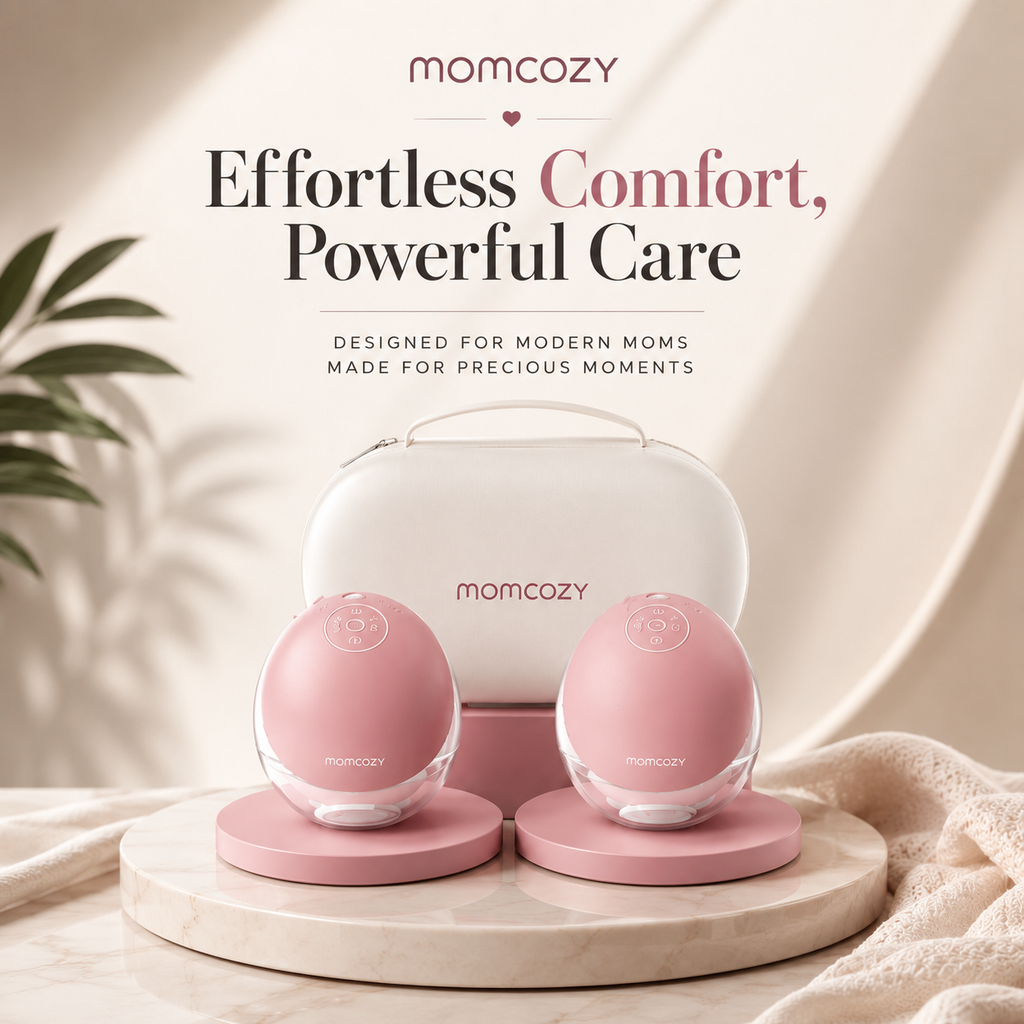 Momcozy Wearable Breast Pump – Hands-Free, Quiet & App-Controlled Electric Breast Pump for Busy Moms