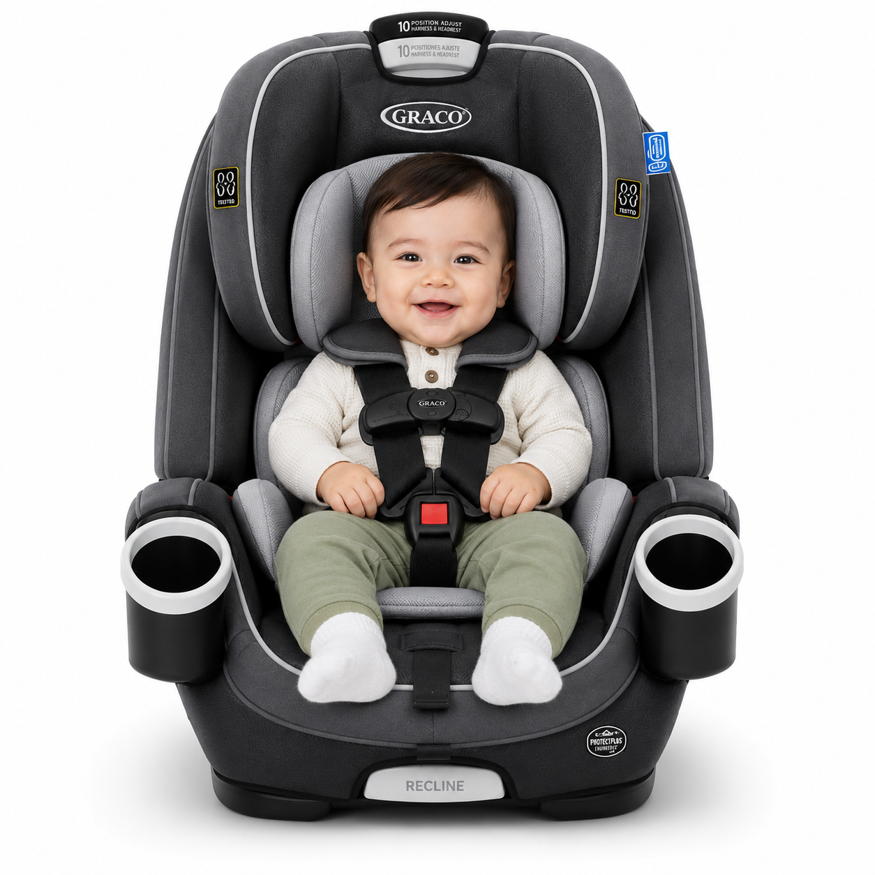 Graco 4Ever DLX 4-in-1 Convertible Car Seat | Rear-Facing, Forward-Facing, Highback Booster & Backless Booster