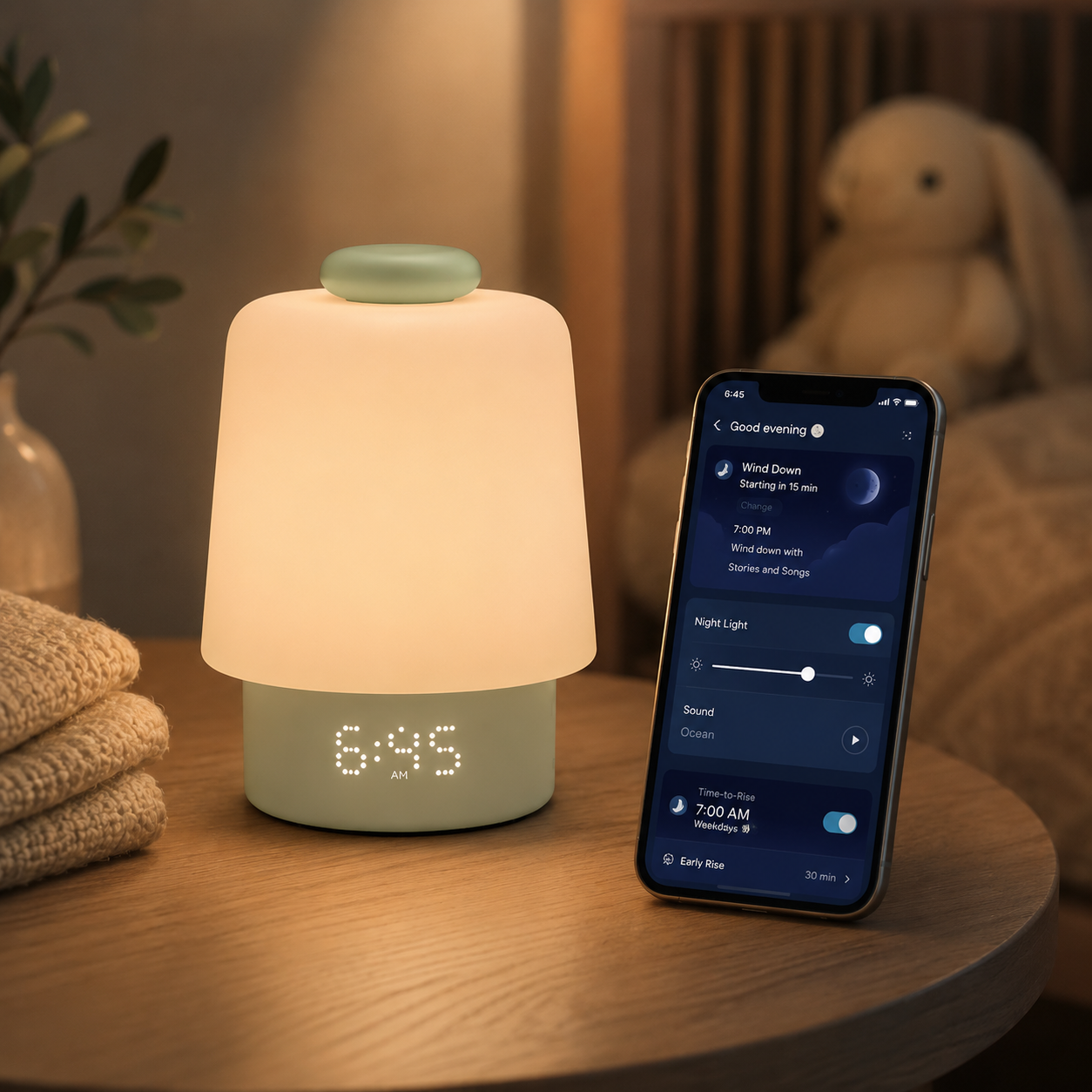 Hatch Baby Rest+ Smart Sleep Assistant | Smart Night Light & Sound Machine