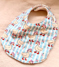Organic Cotton Goose Baby Bib | Absorbent Feeding Bib | Baby Shower Gift