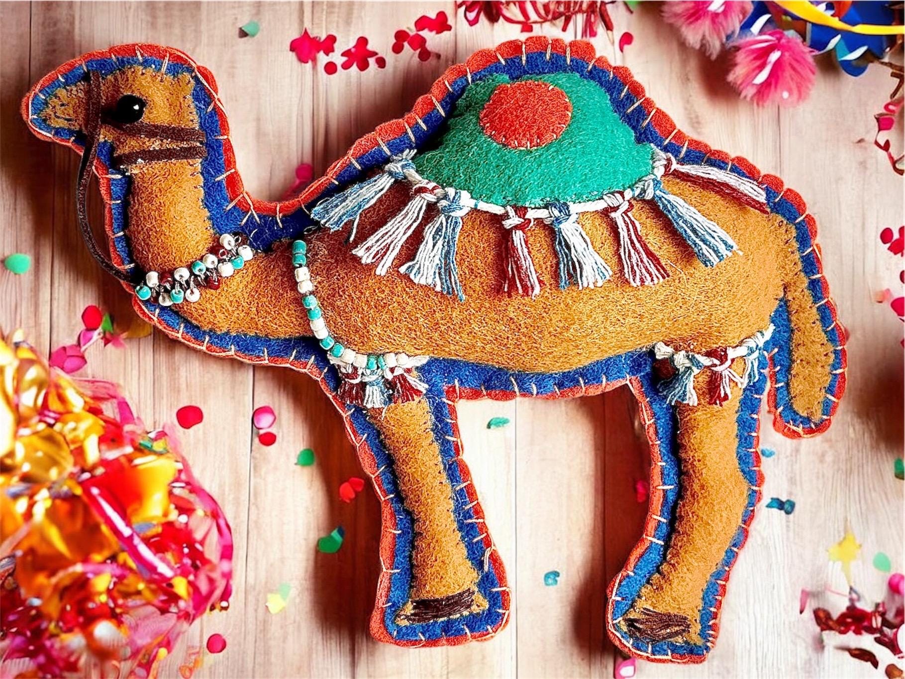 Felt Camel | Nursery Decoration | Baby Shower | Birthday Gift | Christening favors