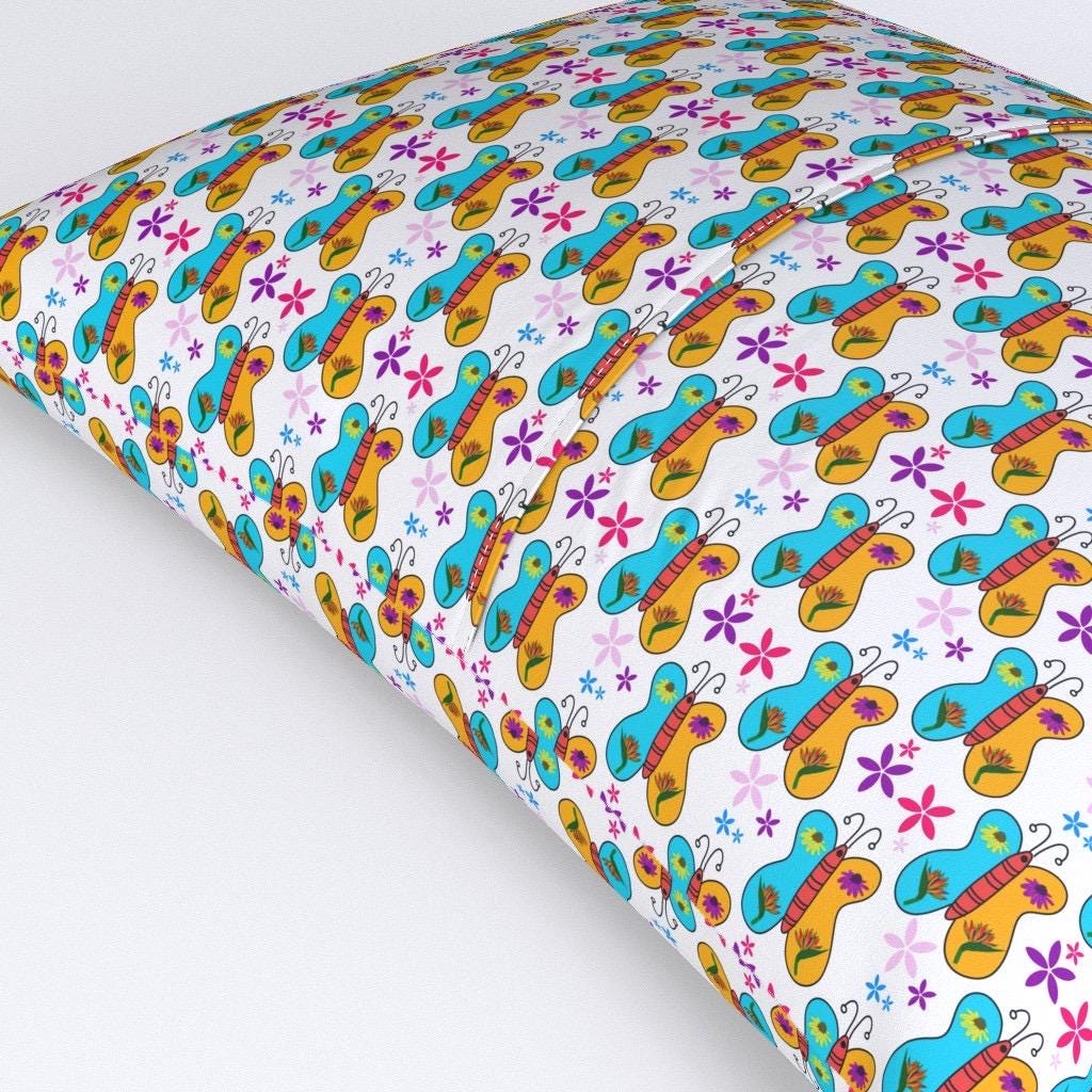 Butterfly Floral Fabric by Yard | Cotton Quilting Print