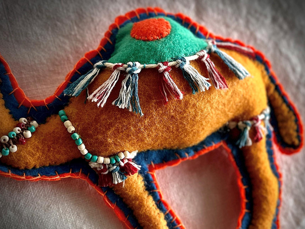 Felt Camel | Nursery Decoration | Baby Shower | Birthday Gift | Christening favors